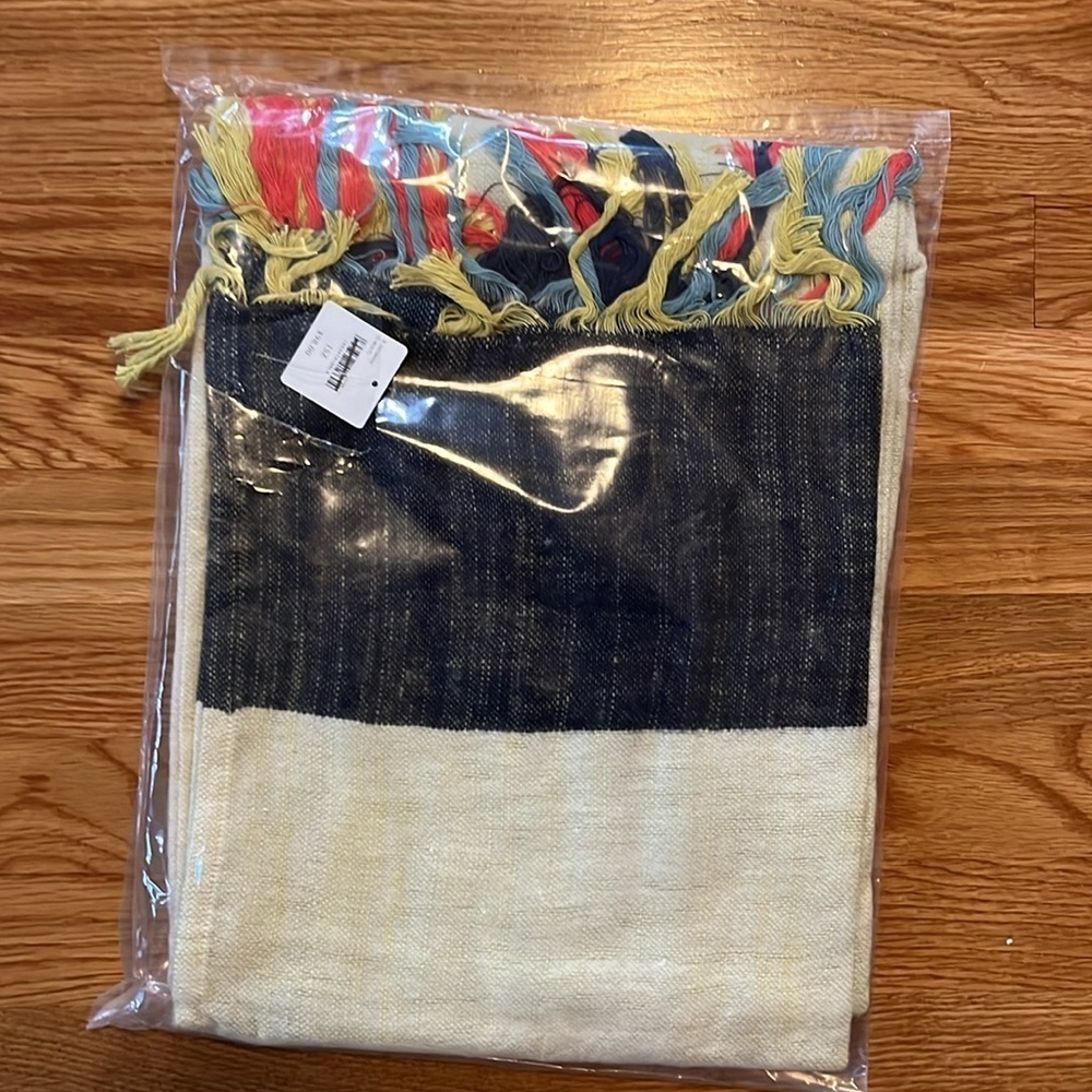 Anthropologie Brushed Colorblock Throw NWT - Picture 10 of 12